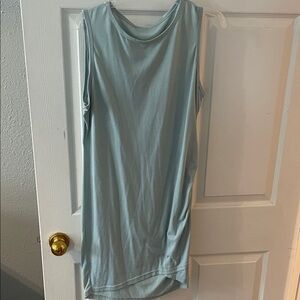 Sleeveless Light Blue Dress